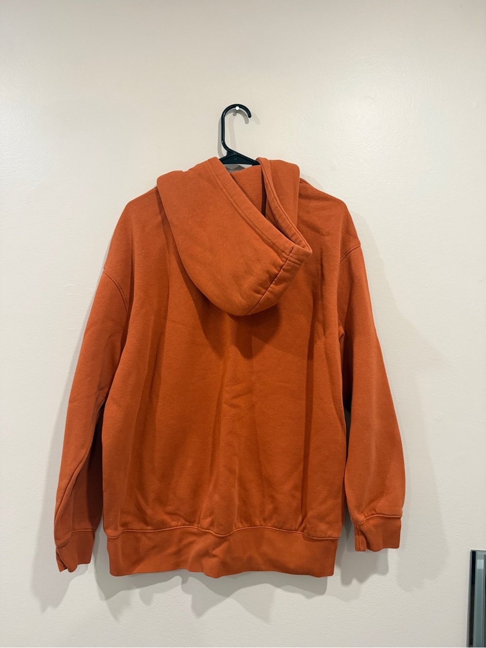 Nike Men's Orange Hooded Pullover Sweatshirt - Picture 2 of 3